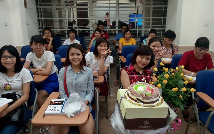 học viên trong lớp tiếng trung